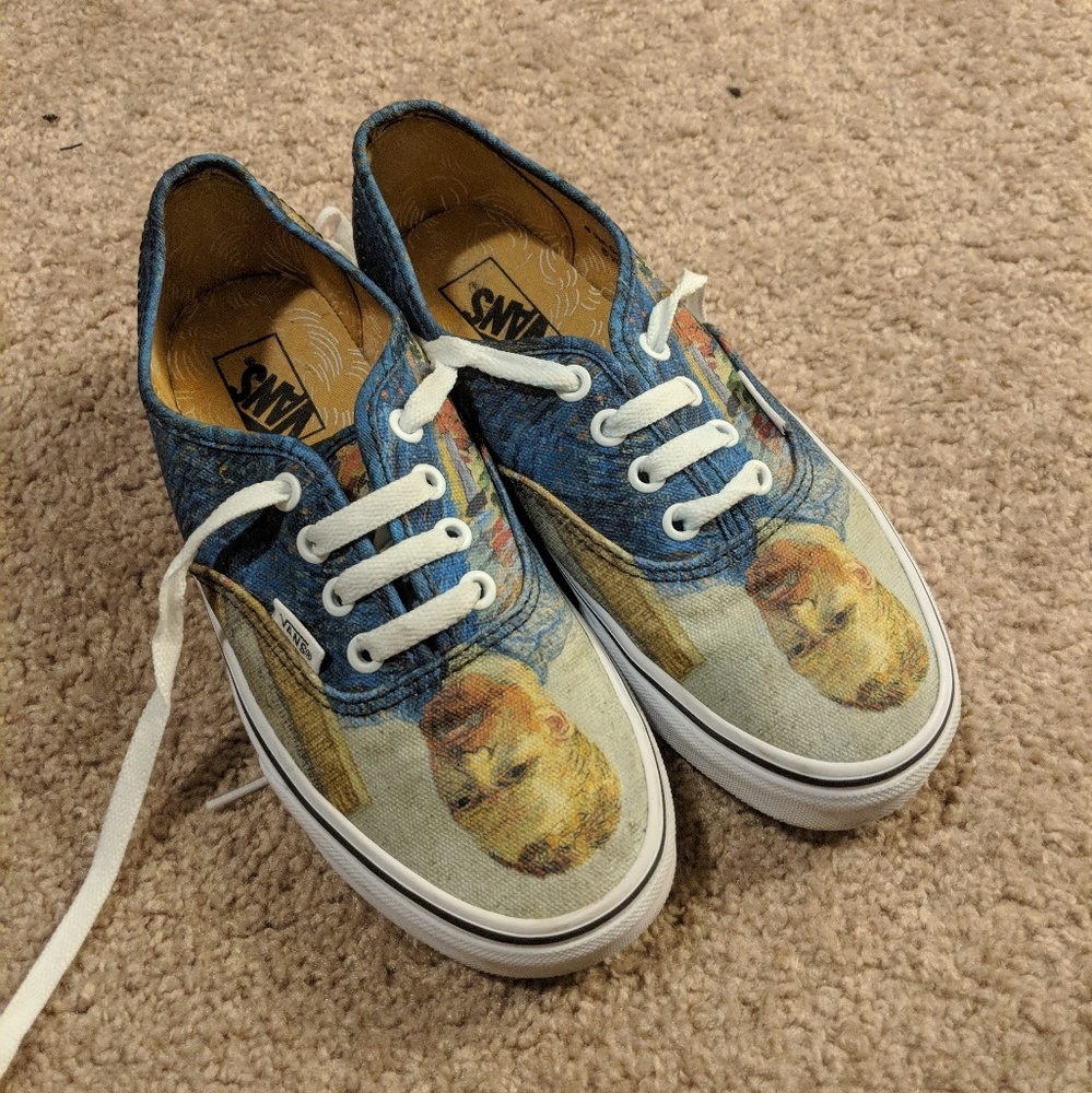 Van Gogh Vans Portrait size Women 6.5